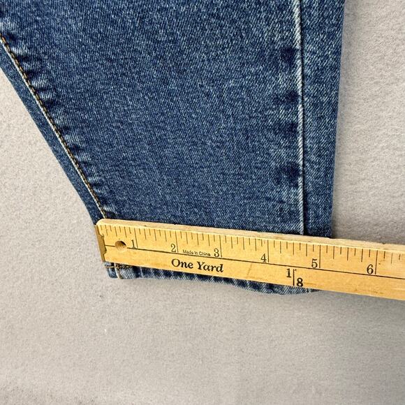 Levi's Jeans Women's 29 (size 8) Blue Wedgie Skinny Button Fly Distressed EUC - Picture 15 of 15
